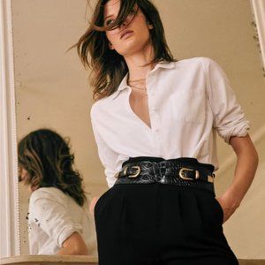 Tomboy Shirt | Sezane Size 38 | White